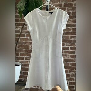 White short sleeved dress